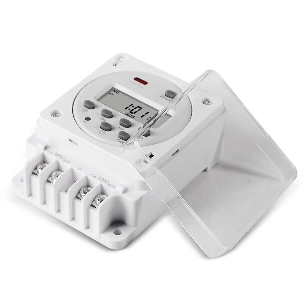 CN101E Series Timer Switch With Mounting Base Time-controlled No Loose Part Built-in Battery 40HMA Switch Dropshipping Wholesale