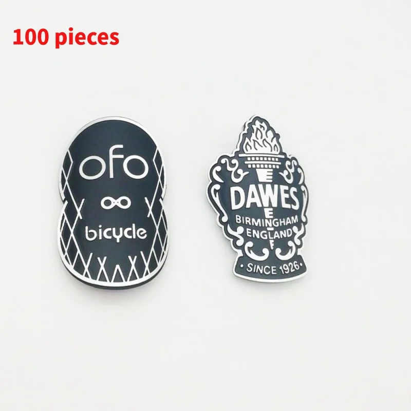 10 0.Zhang.Custom.custom private label bike frame tags decal printing raised metal logo stickers