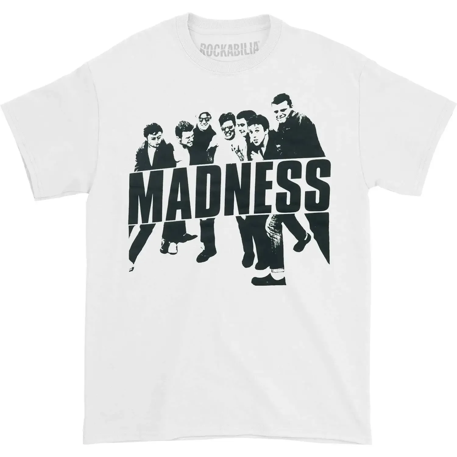 Men'S Madness Vintage T Shirt Small White