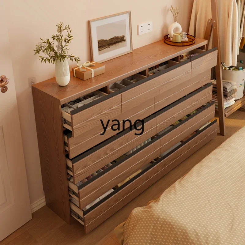 LH  ultra-thin chest bedroom chest bedside storage storage locker guest
