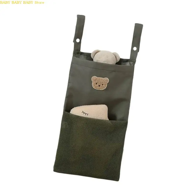 نظام تخزين سرير الأطفال Q81A، مقصورات جيدة التهوية، لا توجد أدوات تركيب، علبة بوليستر ناعمة قابلة للغسل لمستلزمات الرضع #5