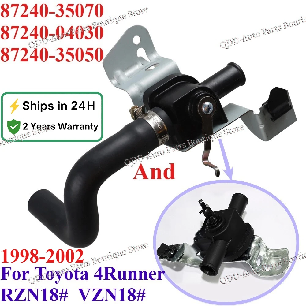 

HVAC 87240-35050 87240-35070 87240-04030 For Toyota 4Runner RZN18# VZN18# 1998-2002 Coolant Heater Control Solenoid Water Valve
