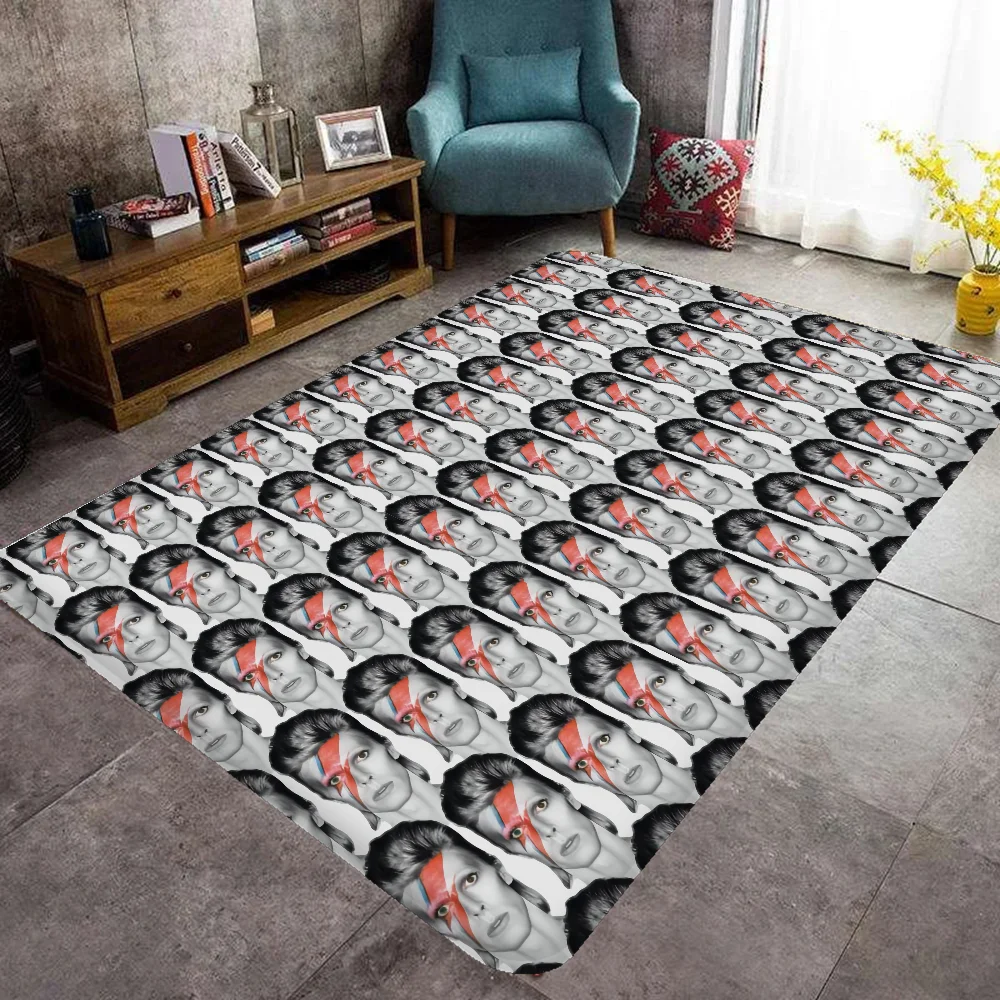 D-David-BowieS Vintage Long Rugs Cheaper Anti-slip Modern Living Room Balcony Printed Bedside Area Rugs