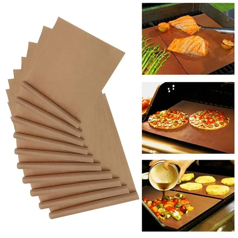 High Temperature Resistant Reusable Baking Pad Pastry Slices Non-stick Grill Cake Pad Oven Tool Baking Set Large 1pc Accessories