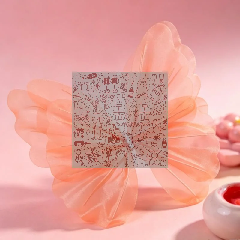 1Pcs Hollow Large Hanging Gauze Fake Butterfly 50cm Big Simulation Butterfly 3D Outdoor Shopping Mall Wedding Festival Decor