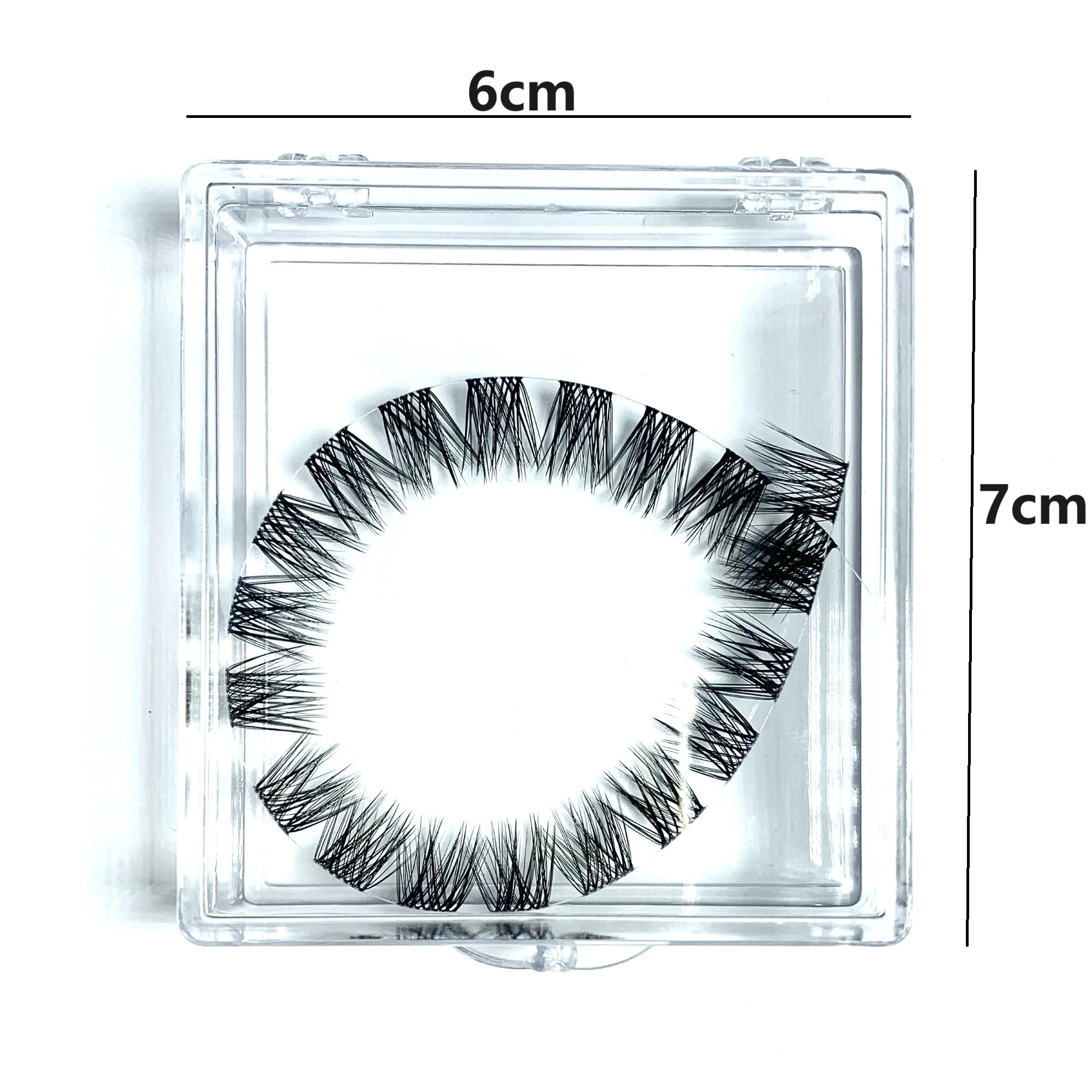 1 Stuk Lash Lint Diy Wimper 20 Stuks Uit 1 Lint, Gesegmenteerde Flase Wimpers Individuele Cluster Wimpers Make-Up Cilia