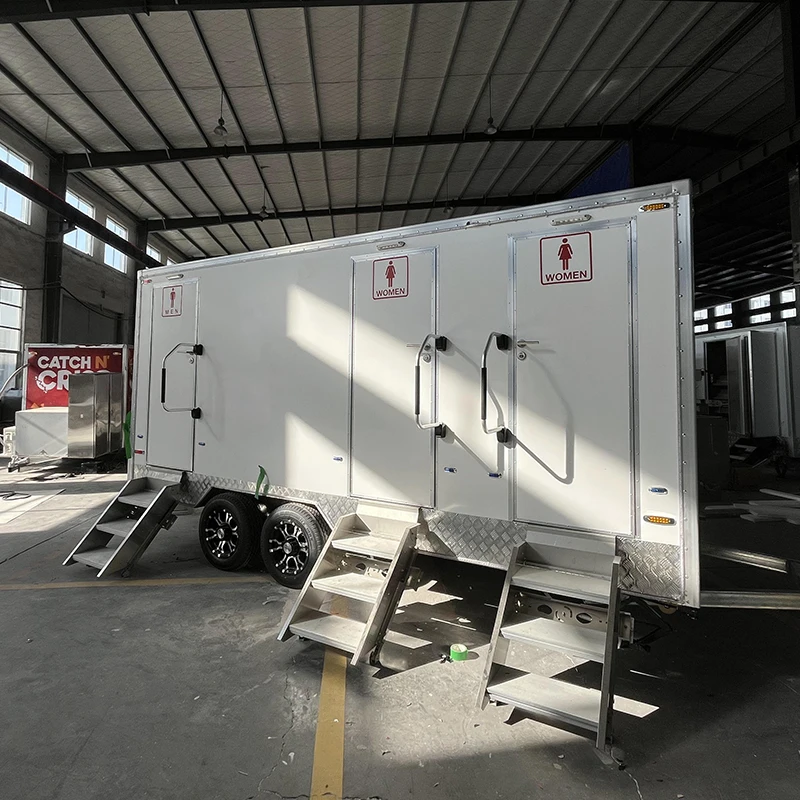 Custom Most Popular Modern Design Customized Sandwich Panel Durable Eco-Friendly Mobile Toilets Outdoor Portable Bathroom