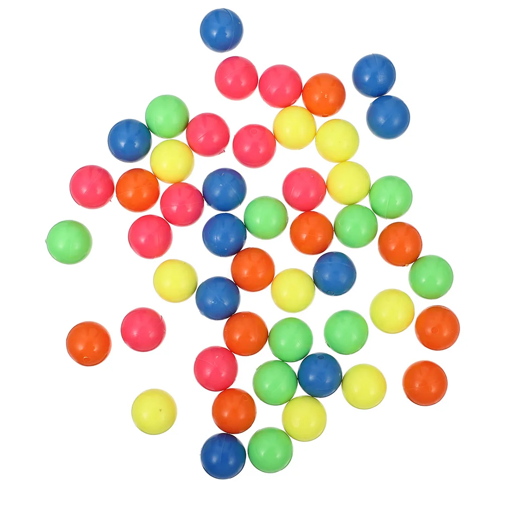 100 pçs bolas de contagem de plástico crianças matemática para reconhecimento de cor mão olho coordenação crianças probabilidade bola playtime