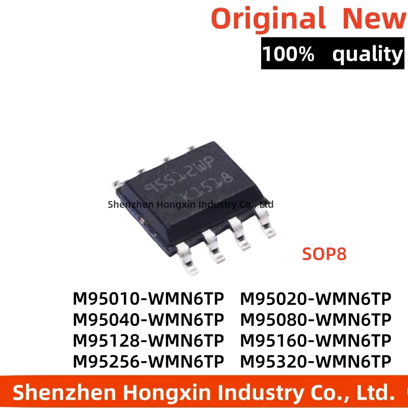 10 pieces of M95010 M95080 M95320 M95640-WMN6TP SMD EEPROM memory