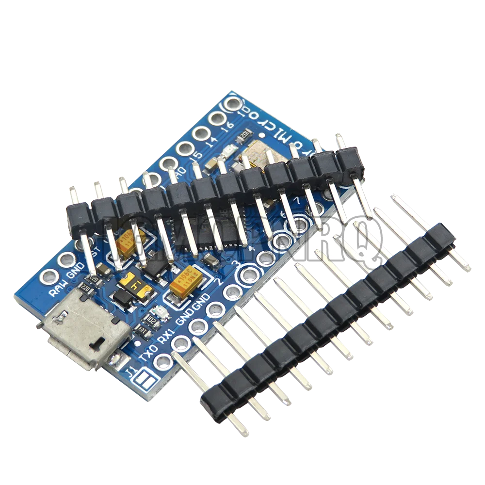 GOHJMY Pro Micro ATmega32U4 5V 16MHz Chip Replace ATmega328 For Arduino Pro Mini With 2 Row Pin Header For Leonardo UNO R3