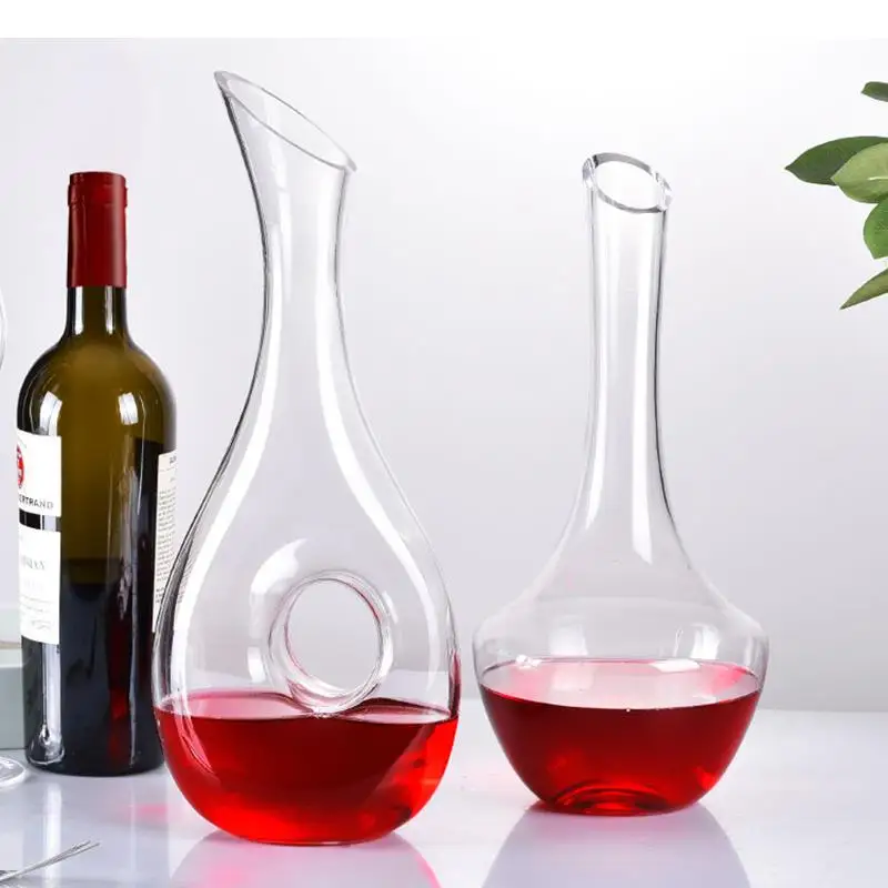 Glass Decanters Wine Bottles Bar Tools Dispenser Home Solid Color Crafts Barware Decanter Accessories 1000ML