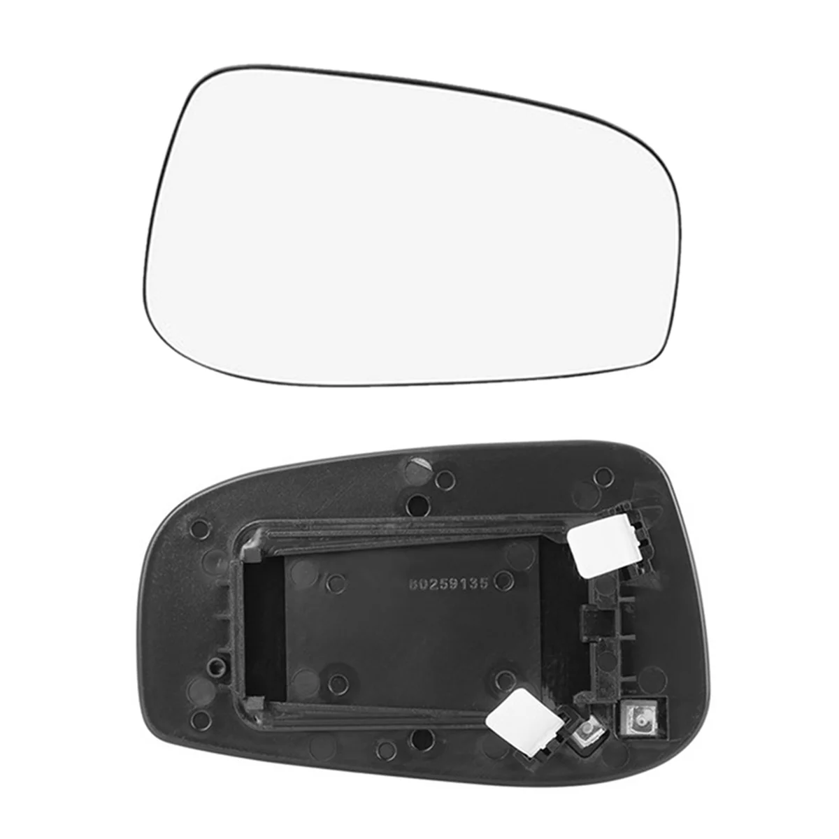 30634719 30634720 Reversing Mirror Lens Reflective Mirror Lens Rearview Mirror Lens Glazed Car for S60 S80 V70