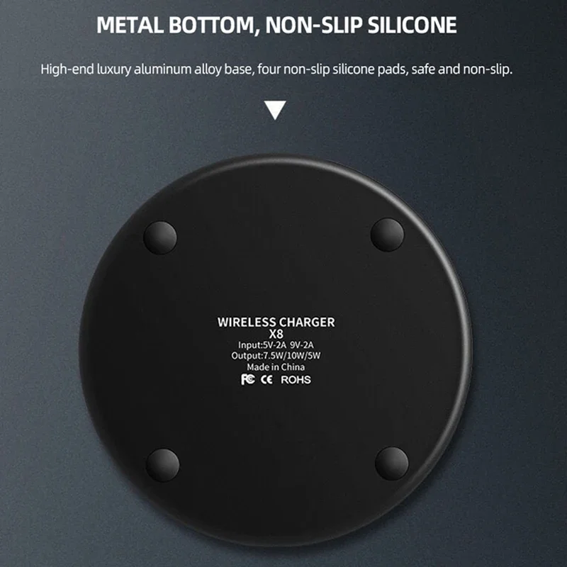 15W Wireless Charger For Xiaomi Samsung S9 S8 S10 S20 S21 Fast Wireless Charging Pad For iPhone 11 12 13 14 Pro XS Max X 8 Plus - náhled 4
