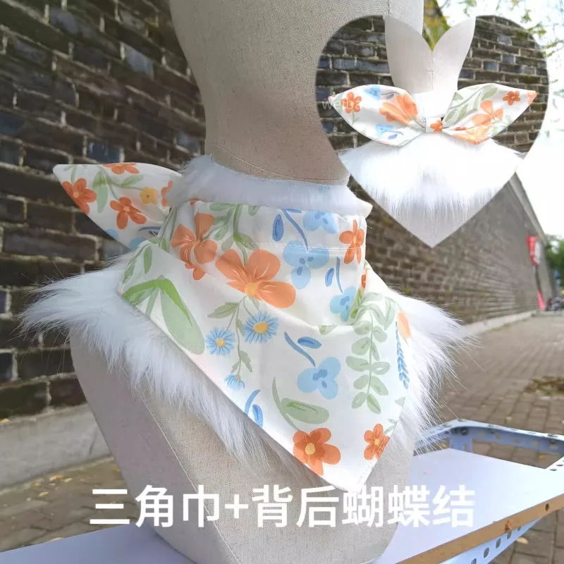 Furry Beastwear Triangle Scarf Mouth Water Scarf Bow Tie Accessories Activity and Performance Clothing