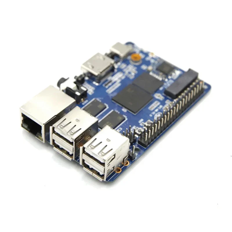 Banana Pi BPI-M4 2GB RAM 8GB eMMC Realtek RT1395 Cortex A53 Quad-Core Mali MP470 with WiFi PoE M.2 Mkey PCIe SBC Mini PC