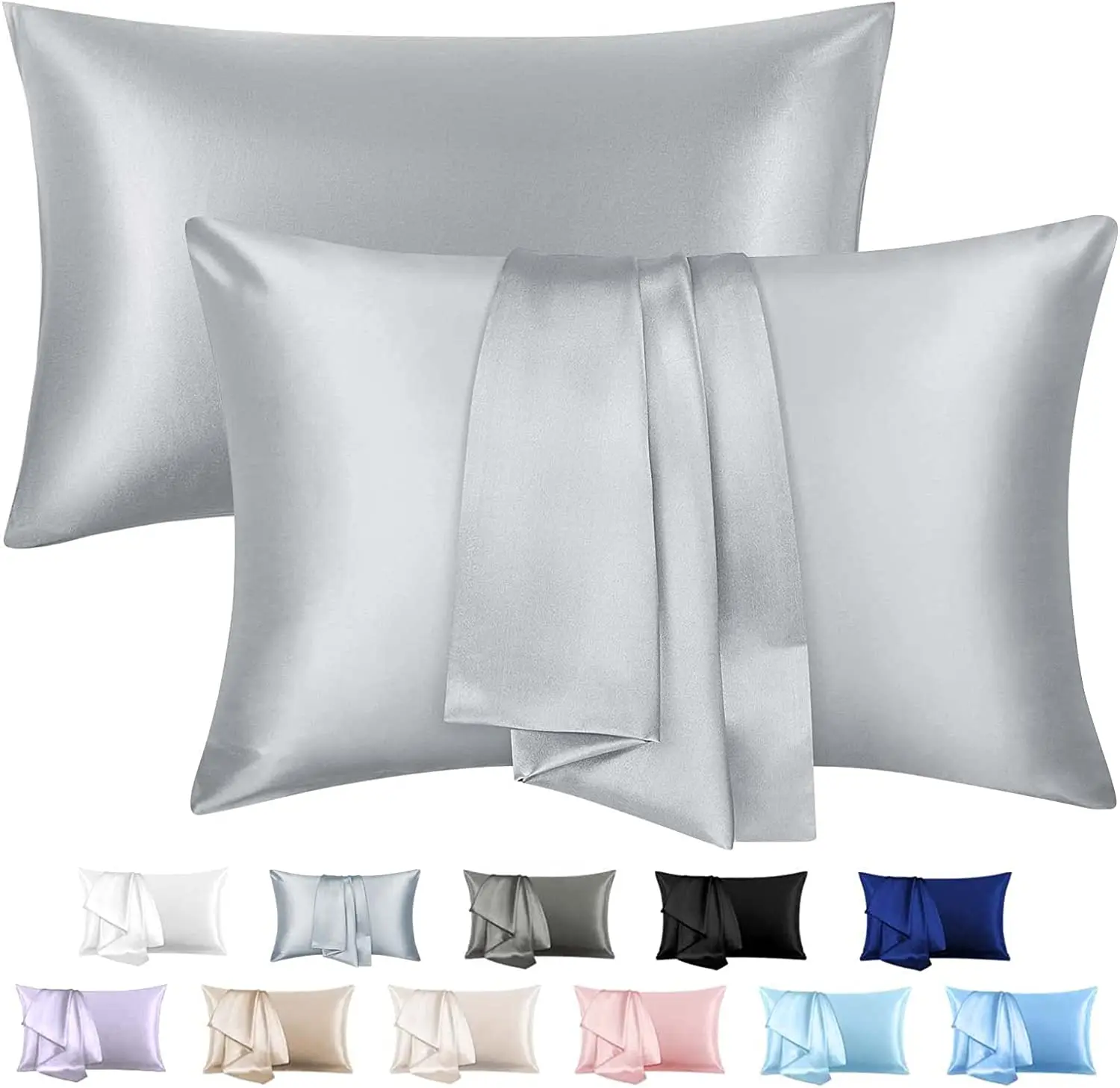 

Pillowcase 100% Silk Pillow Cover Silky Satin Hair Beauty Pillow case Comfortable Pillow Case Home Decor wholesale