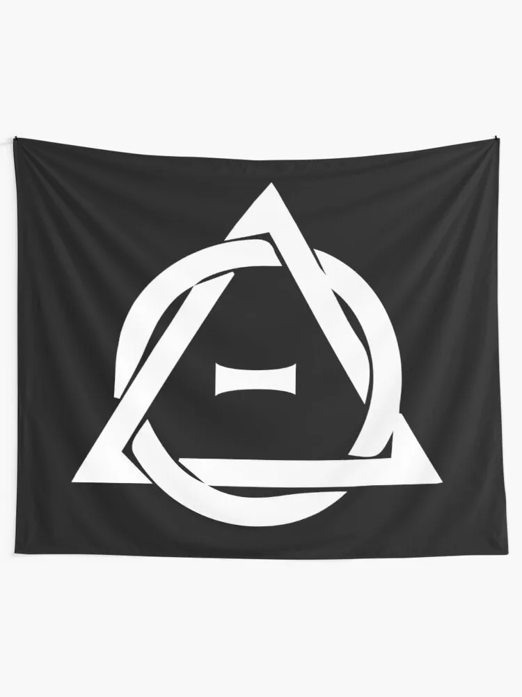 PD (ytb) Theta-Delta Therian Symbol WHITE Tapestry Christmas Tapestries