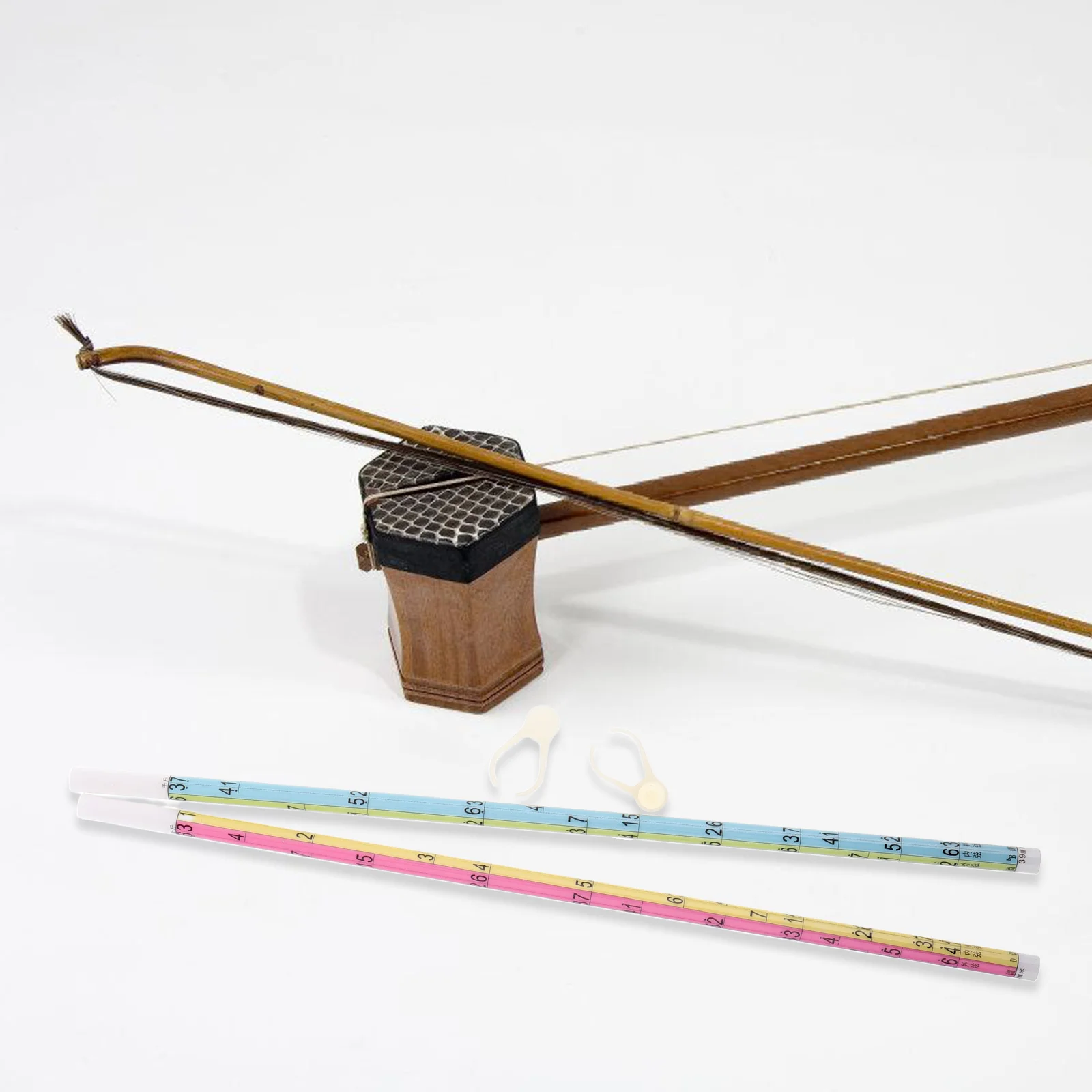 

2 Pcs Auxiliary Instrument Components Erhu Musical Pitch Assistant Plastic Tool for