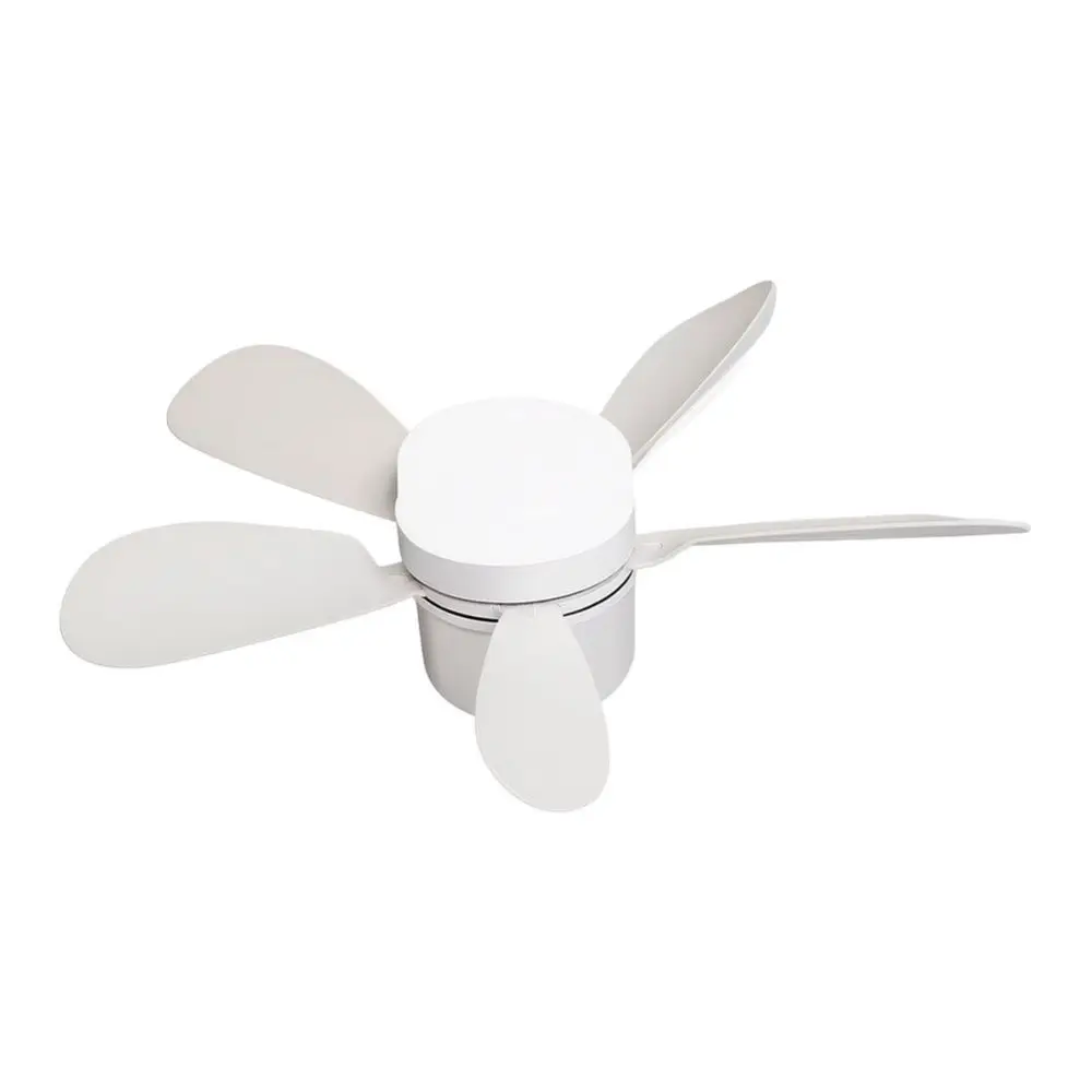 Modern Indoor Ceiling Fan Light E27 Socket Silent Air Cooler Fan For Kitchen Bedroom Quiet Ventilation Lighting
