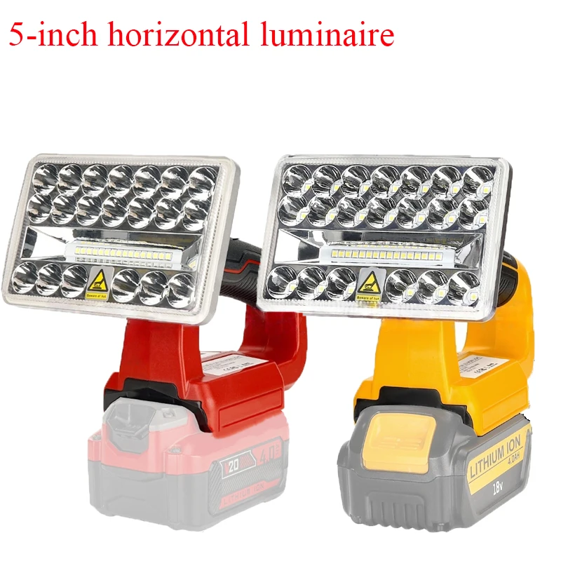 

Портативный уличный светильник для кемпинга для Makita/DeWalt/Milwaukee/Bosch/Black&Decker/Craftsman, литиевые батареи 18-20 В с USB-портом