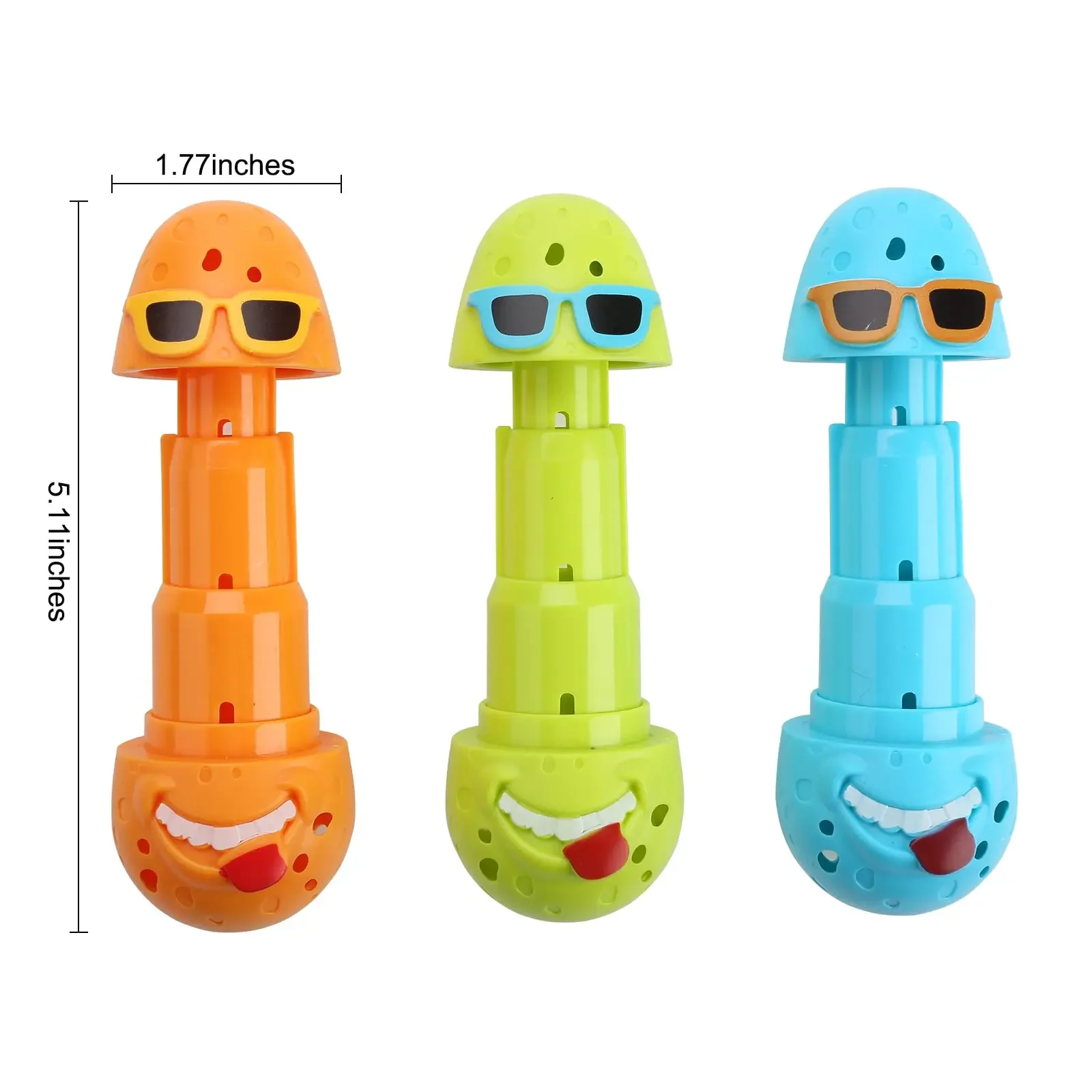 SOT 3pcs Clown Egges Pool Diving Toys Cute Egg Diving Sticks Swimming Pool Dive Toys for Kids Summer Diving Pool Toys Water Toys