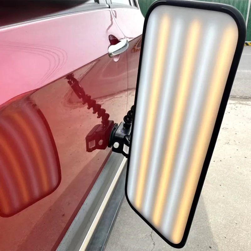 

50x20cm Large Light Panel Car Dent PDR Light 6 light bar optional Two 6000 MAh Batteries And A Fast Charging Dock