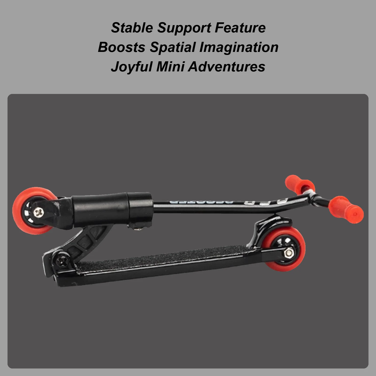 Finger Scooter Foldable Tabletop Decoration Cute Finger Scooter Toy For Kids Teens Adults Collectors Home Office Bedroom Study