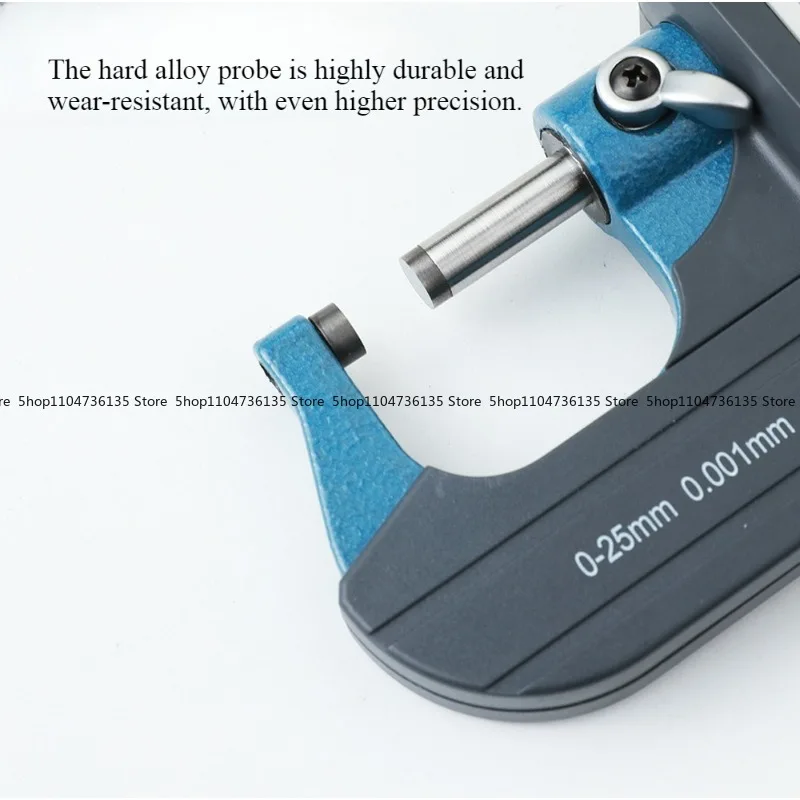 Digital Micrometer 0-25mm Measuring External Thread Micrometer