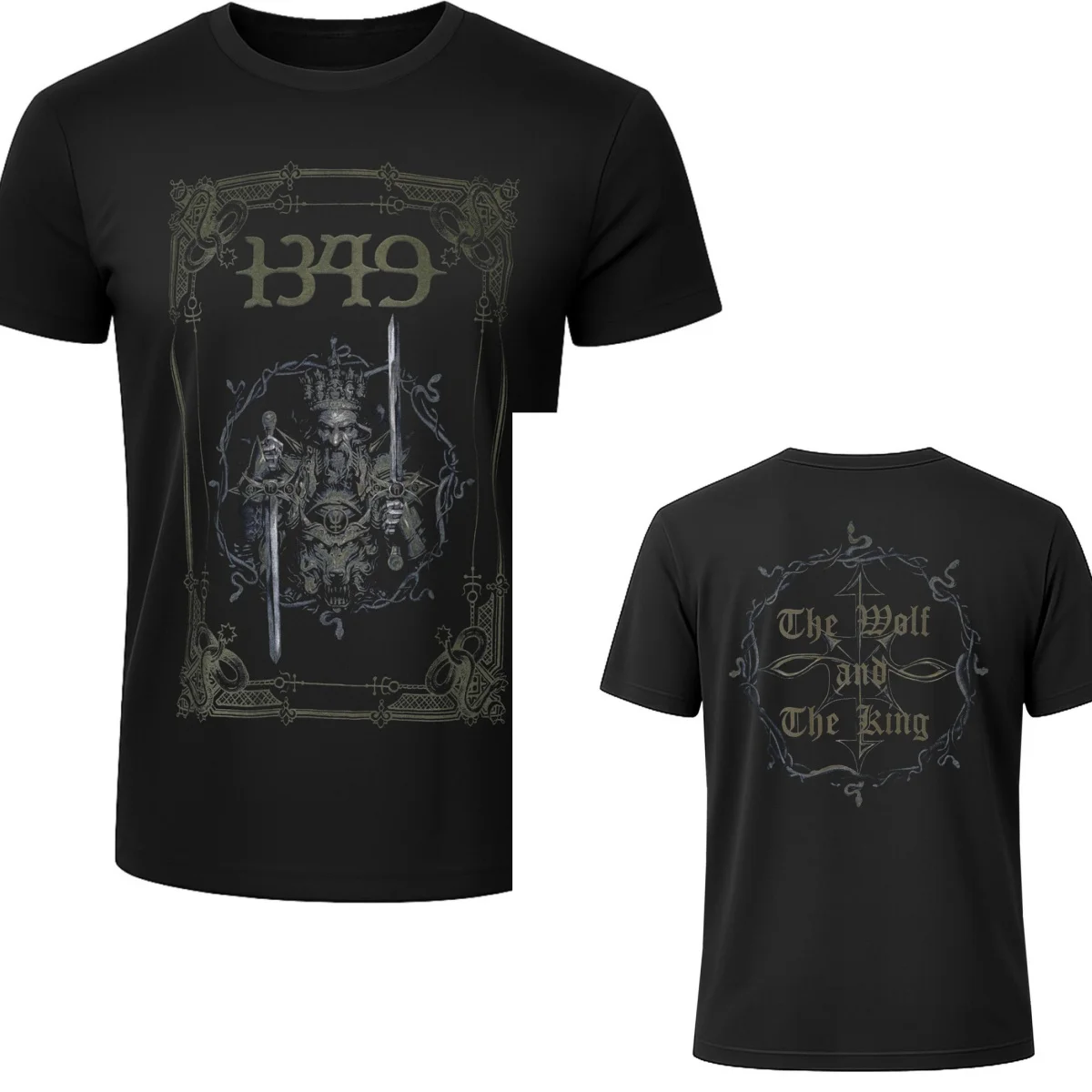 New 1349 Graphic Cotton Band T-shirt Unisex Summer Short Sleeve Fashion Brand Tee Luxury Casual Vintage Tees
