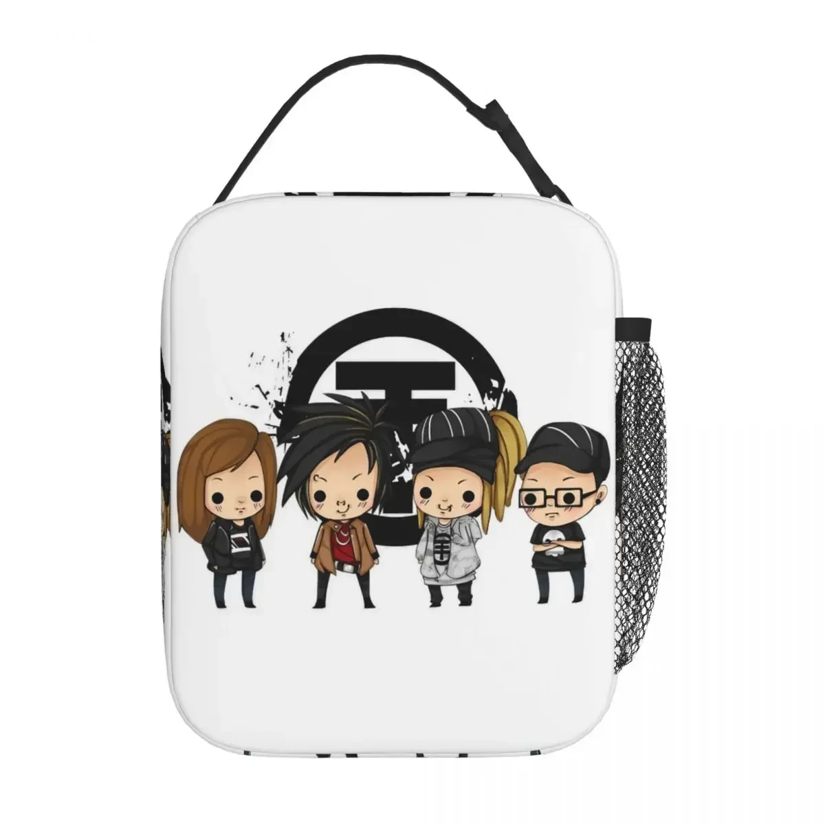 Tokio Hotel Insulated Lunch Bag Portable Meal Container Cooler Bag Tote Lunch Box College Travel Girl Boy