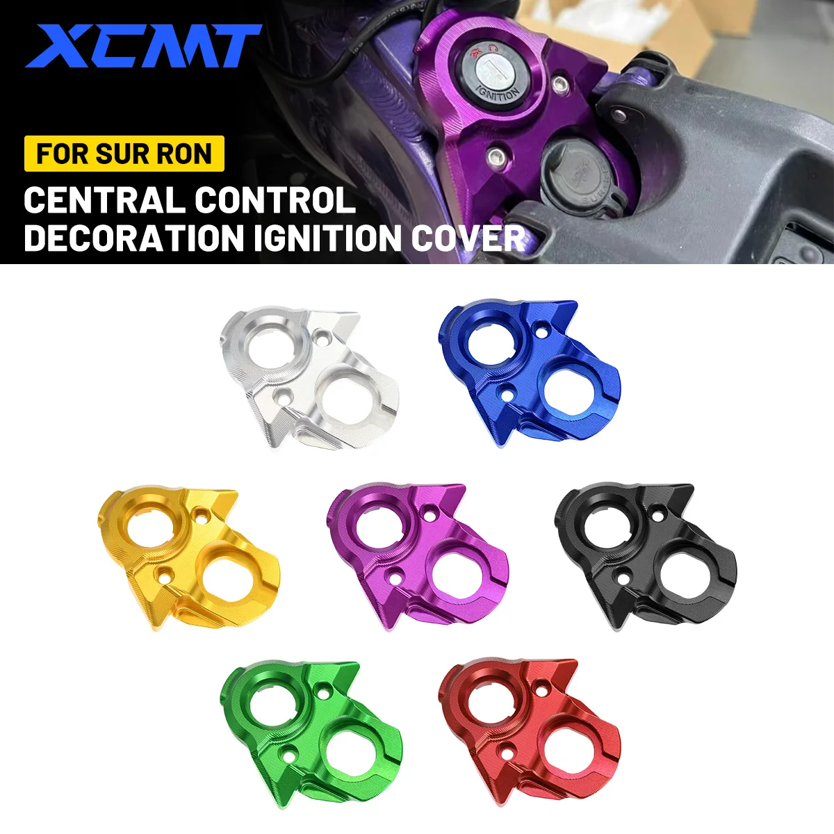 Surron Parts Motorcycle Central Control Decoration Ignition Cover CNC Aluminum Motocross For SUR-RON Light Bee Electric Bike