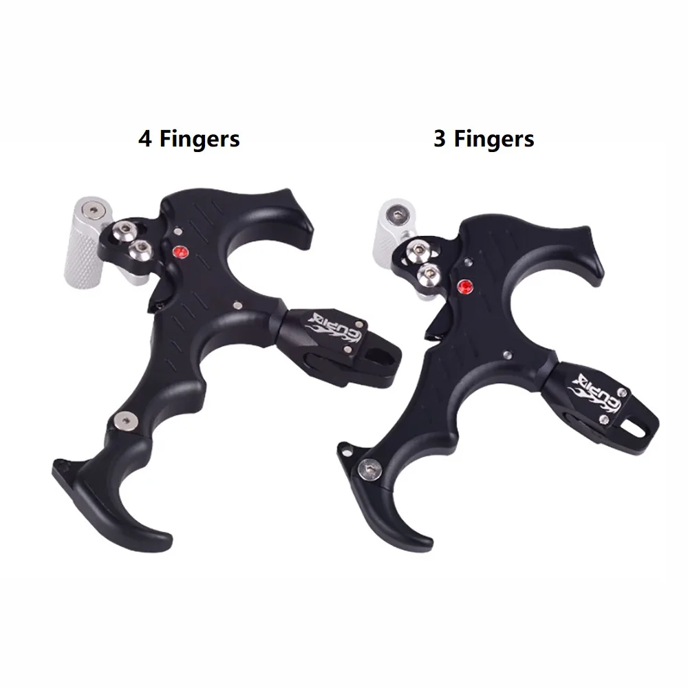 

C3 3/4 Finger Release LH/RH Archery Compound Bow Releaser Thumb Aid Grip Spreader With 360° Rotating Jaw Archery accessory