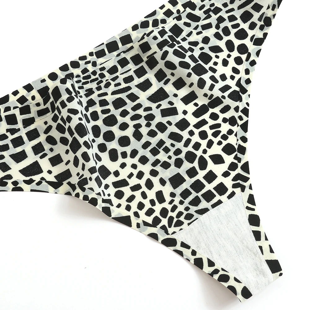 WarmSteps 3Pcs/Set Women\'s Leopard Thongs Seamless Panties for Woman G Strings Female Thongs Lingerie Intimate Tangas Hot Pantys