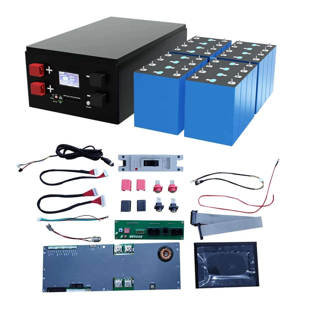

DIY 51.2V 280Ah/314Ah LiFePO4 battery box JK-PB2A16S20P BMS 4.3 inch LCD screen All accessories Products Battery box holder