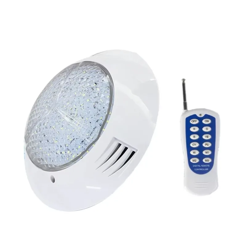 STLF  Wholesale Wall Mounted Pool Light 252 Bulbs 25W/12V ABS+UV Material Anto Color Change Swimming Pool Tool & Accessory