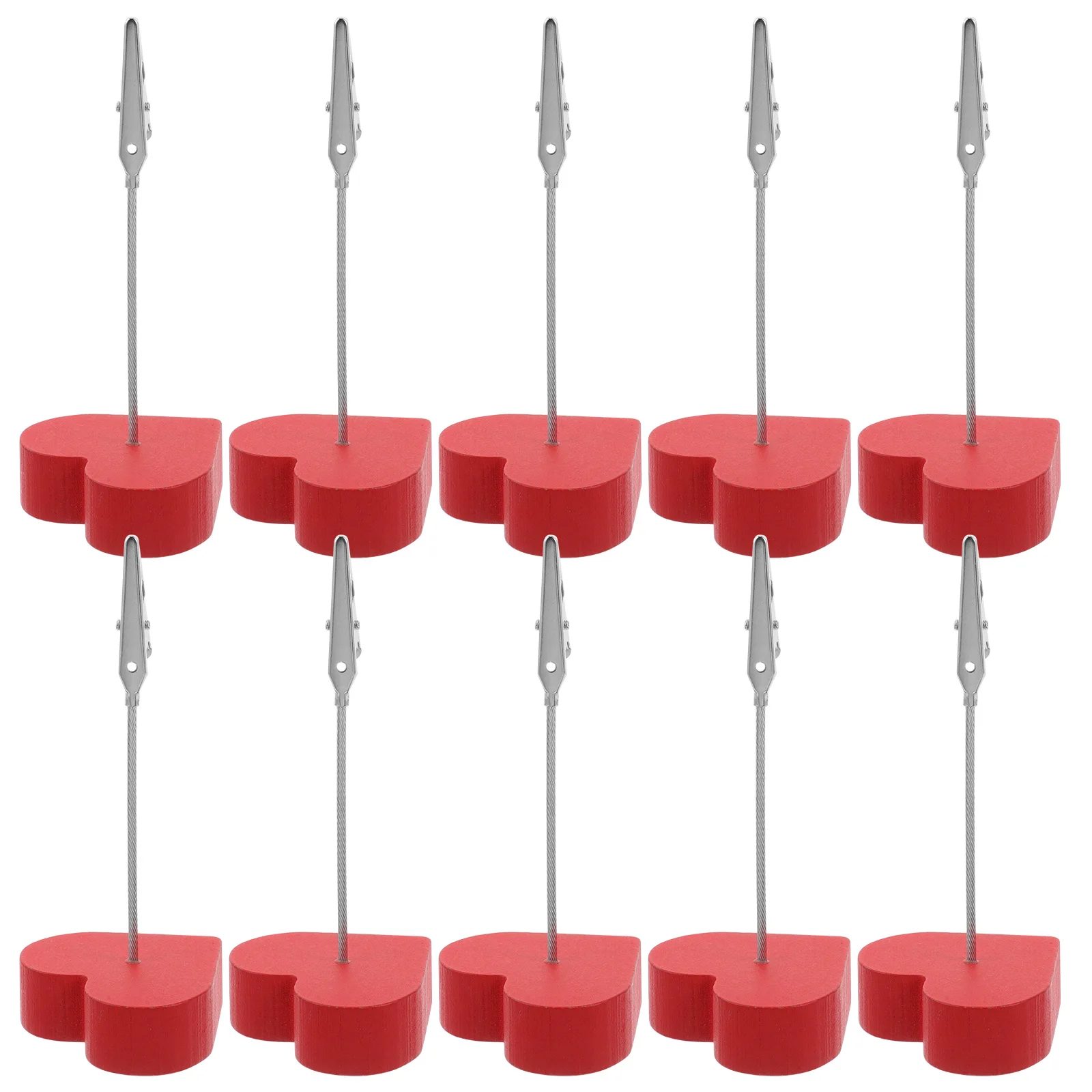 

10pcs Photo Desk Picture Holder Holder Home Decor Memo Clip Card Stand Desk Picture Place Business Note Clamp