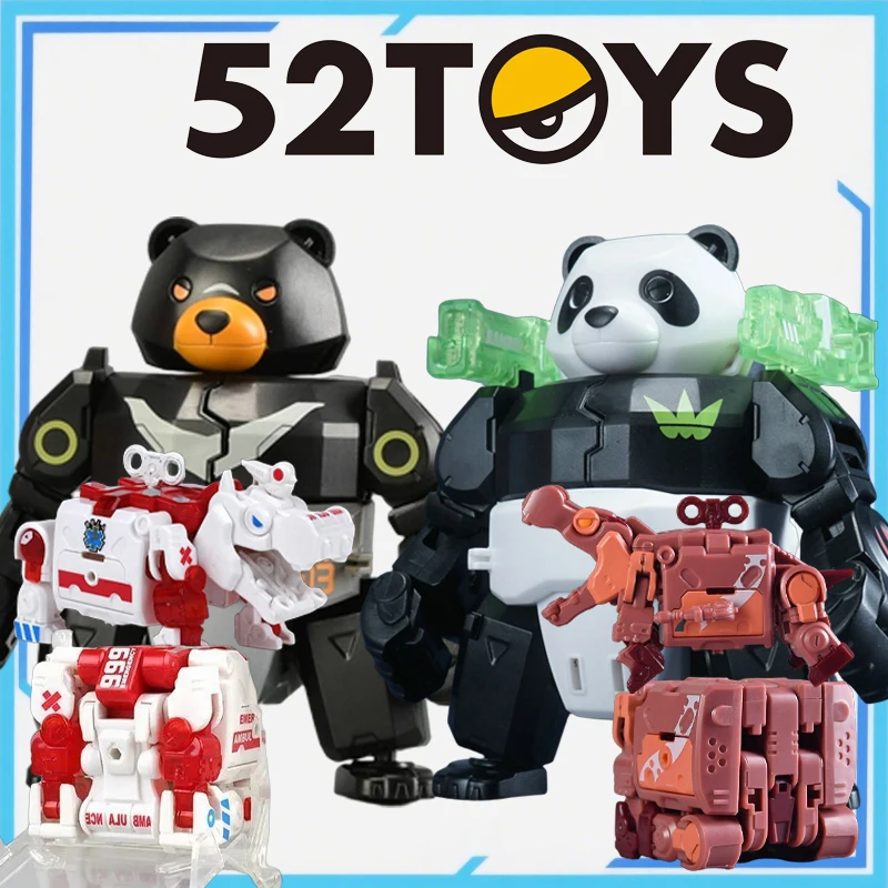 

52TOYS Mighty Beast Series Коллекционная фигурка Панда Животное Меха Игрушка Модная игрушка для детей и друзей Идеальный подарок на день рождения