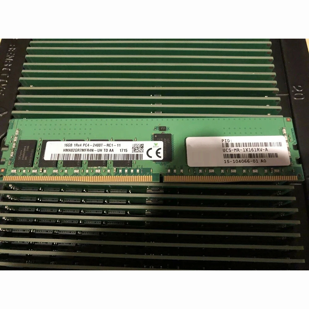 RAM For Cisco 16GB DDR4 2400MHz 1RX4 PC4-2400T UCS-MR-1X161RV-A 15-104066-01 Server Memory Works Perfectly Fast Ship