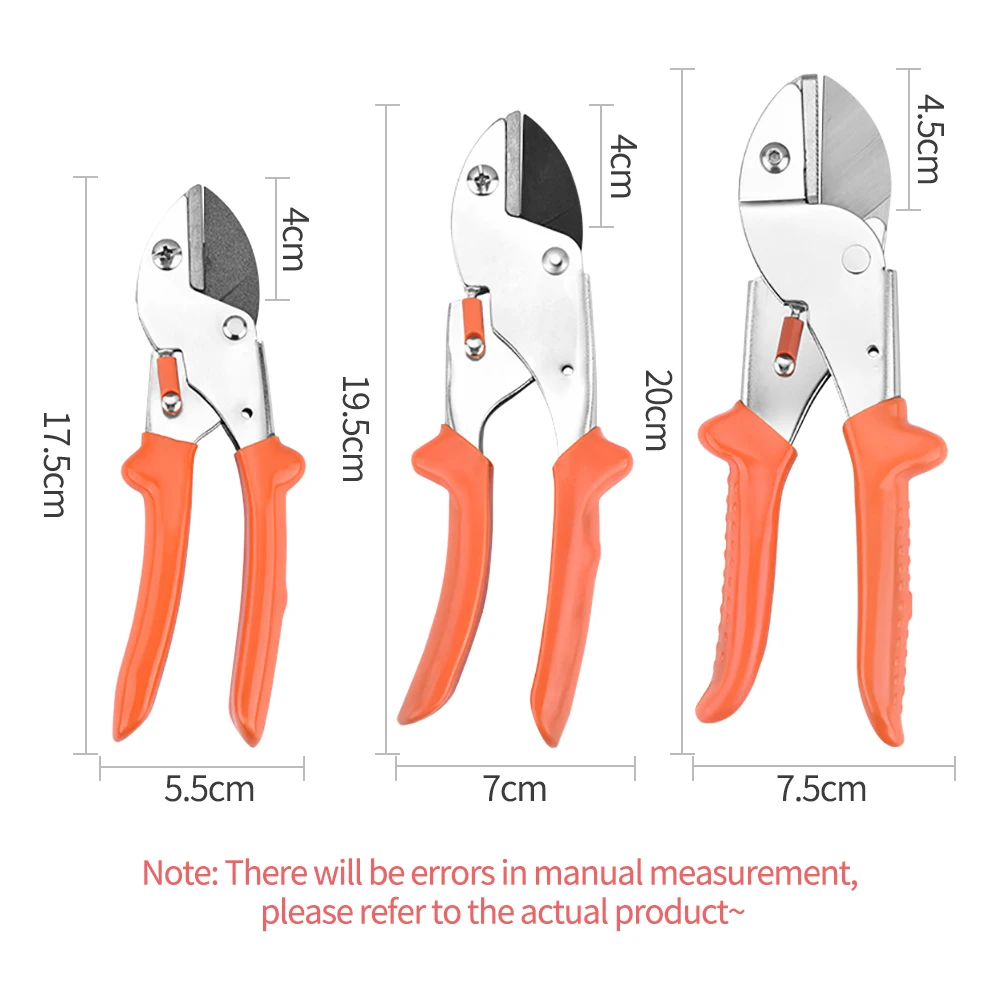 

O50 1Pcs Pruner Garden Scissors Multifunction Bypass Pruning Shears Tree Trimmers Secateurs Hand Clippers Garden Beak