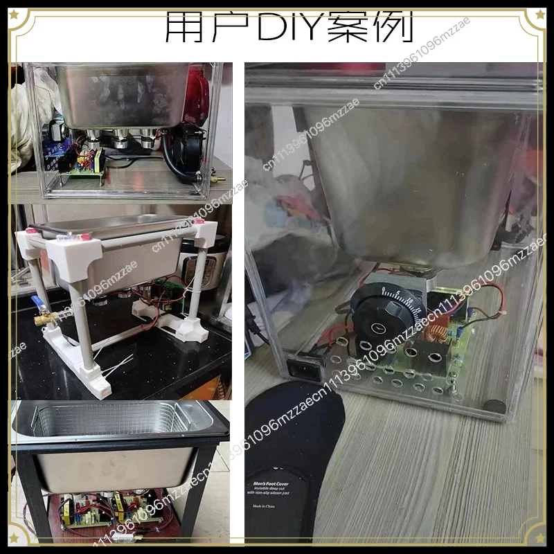 Cleaning Machine Work in Progress Transducer Cleaning Basin 6.5L Supersonic DIY Circuit Board Degreaser Laboratory