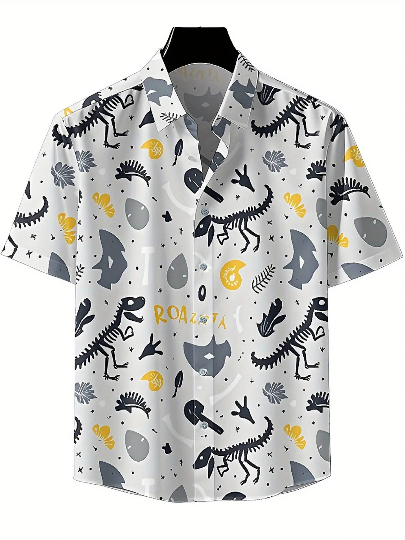 เสื้อฮาวายขนาดบวกของผู้ชาย Fantasy World สําหรับรูปแบบแฟนไดโนเสาร์, เสื้อเชิ้ตติดกระดุม, เสื้อผ้าลําลองสําหรับทั้งชายและหญิง, เสื้อฤดูร้อน