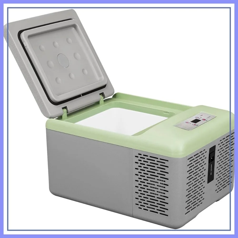 

10 Quart Mini Portable Freezer 12V Car Refrigerator Fast Cooling -20°C to 20°C for Outdoor Camping RV Truck Boat