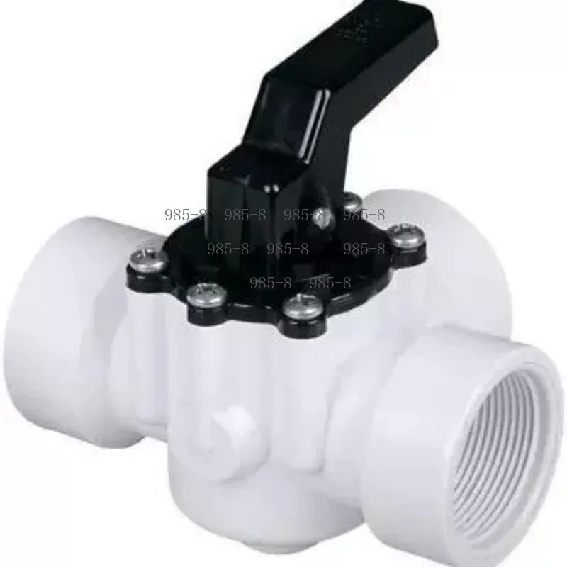 Heavy Duty PVC 3-Way Pool Diverter Valve 1.5 Inch Professional Splitter For Swimming Pool Plumbing Water Flow Regulation