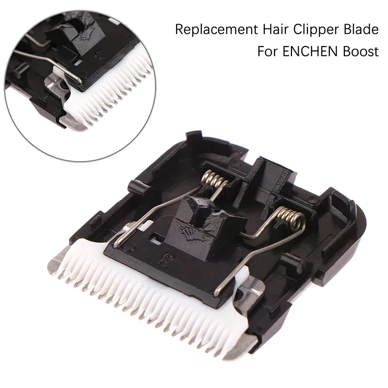1/2/5/10pcs Replacement Hair Clipper Blades Ceramic Cutter Head For Enchen Boost Hair Cutter Hair Clipper Universal Accessories