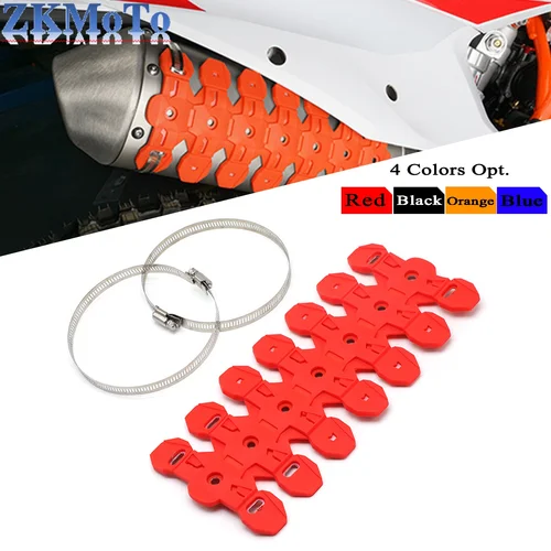 Imagen 1 del producto Protector Universal de cubierta de tubo silenciador de escape de motocicleta para KTM EXC300 EXC EXCF SX SXF XC XCW XCF XCWF Tpi 125-500cc