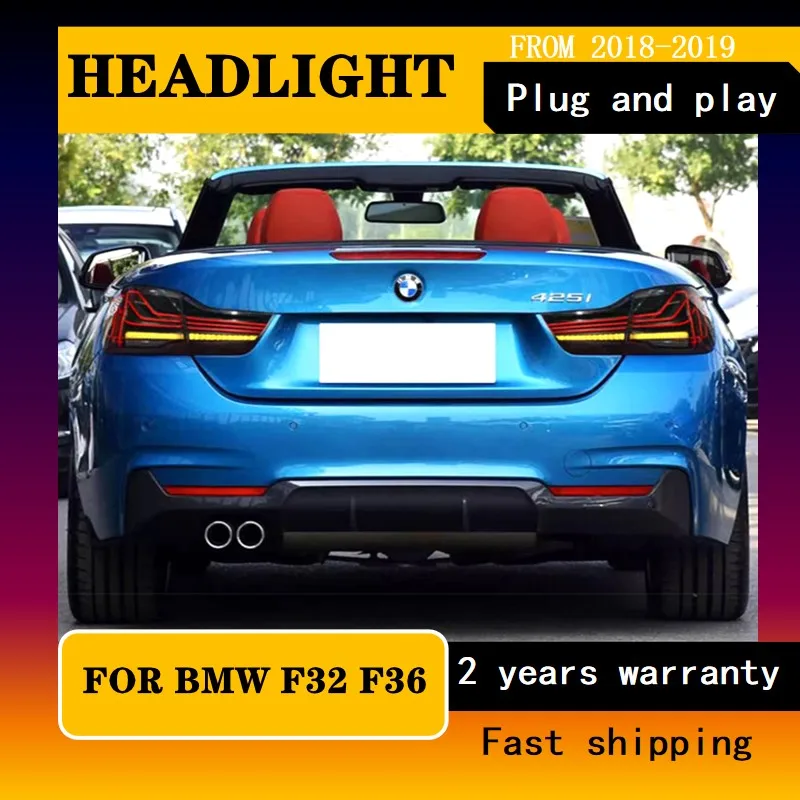 Car Styling for Tail Lamp for BMW F32 F36 425i M4 GTS Tail Light Rear Fog Brake Turn Signal Automotive Accessories