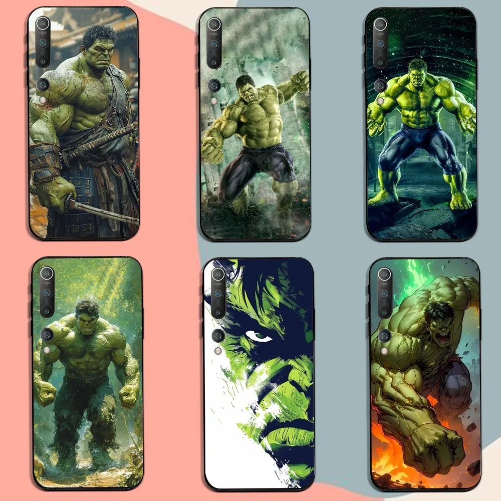 Green G-Giant-H-Hulk Phone Case For Xiaomi 11 Redmi Note 11 5G 8T 9A 9 10T Note8Pro Note9 12SUltra Black Case