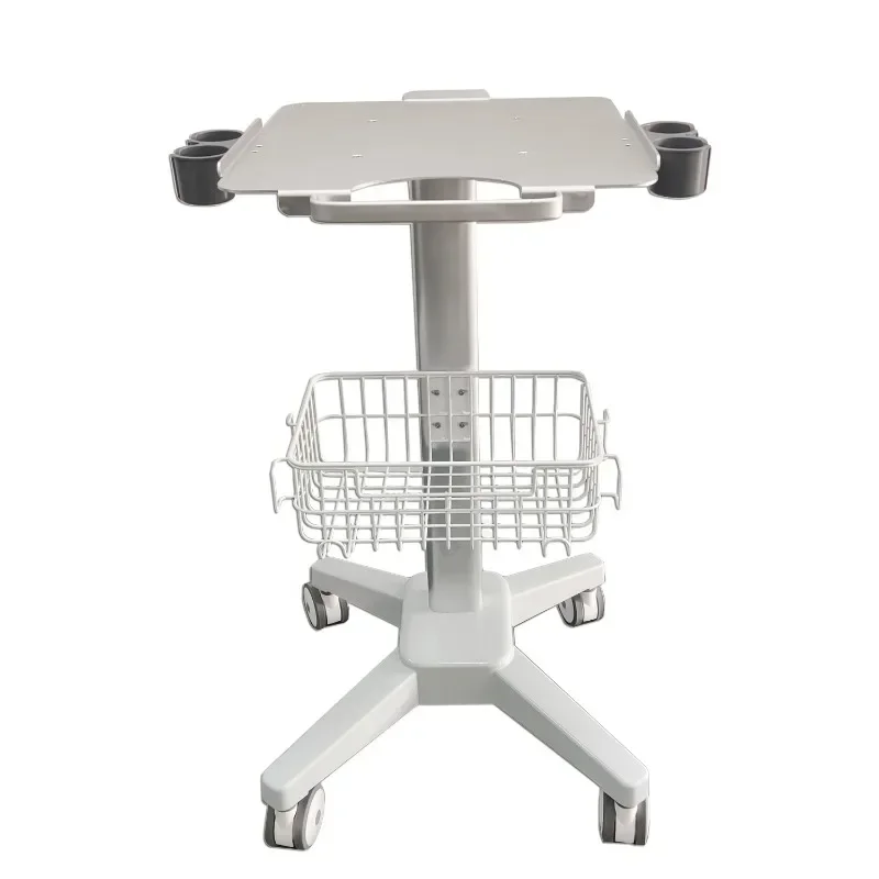 Wholesale monito Stand Aviation Aluminum Portable Medical Instrument Mobile Cart Trolley For Hospital Furniture