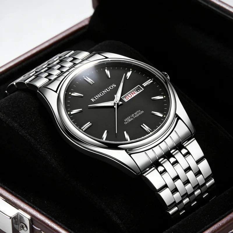 Couple Quartz Watches Men Women Waterproof Wristwatch Dual Calendar Fashion Casual Watch Ladies Watch Male Business Wristwatch