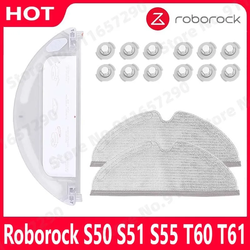 

Roborock S50 S51 S55 S6 Mop Cloths Pad Water Tank Filter Kit Robot Vacuum Cleaner Accessories Dry Wet Mop Cloth